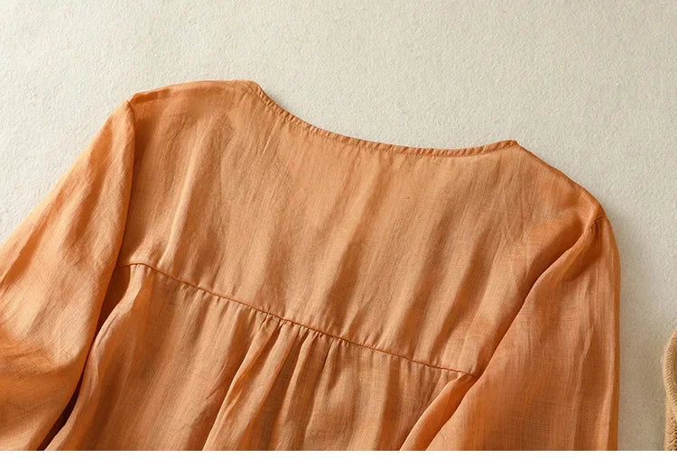 ALICE LINEN BLOUSE