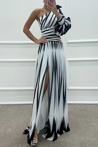 ELEGANT SPLIT MAXI DRESS