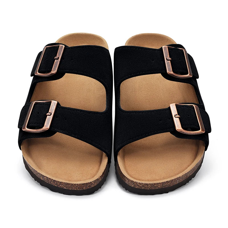 Kidmi Women’s Suede Buckle Sandals