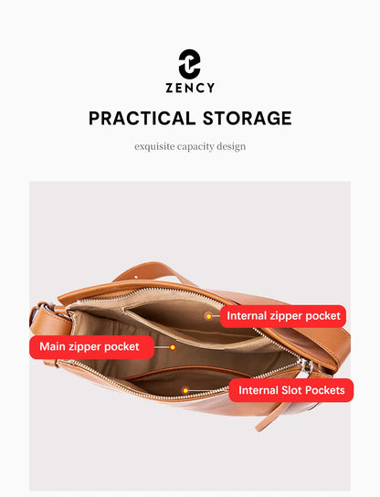DAISY LEATHER HOBO BAG