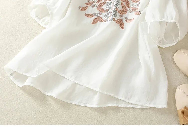ALICE LINEN BLOUSE