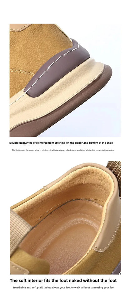 HUDSON LEATHER SNEAKERS