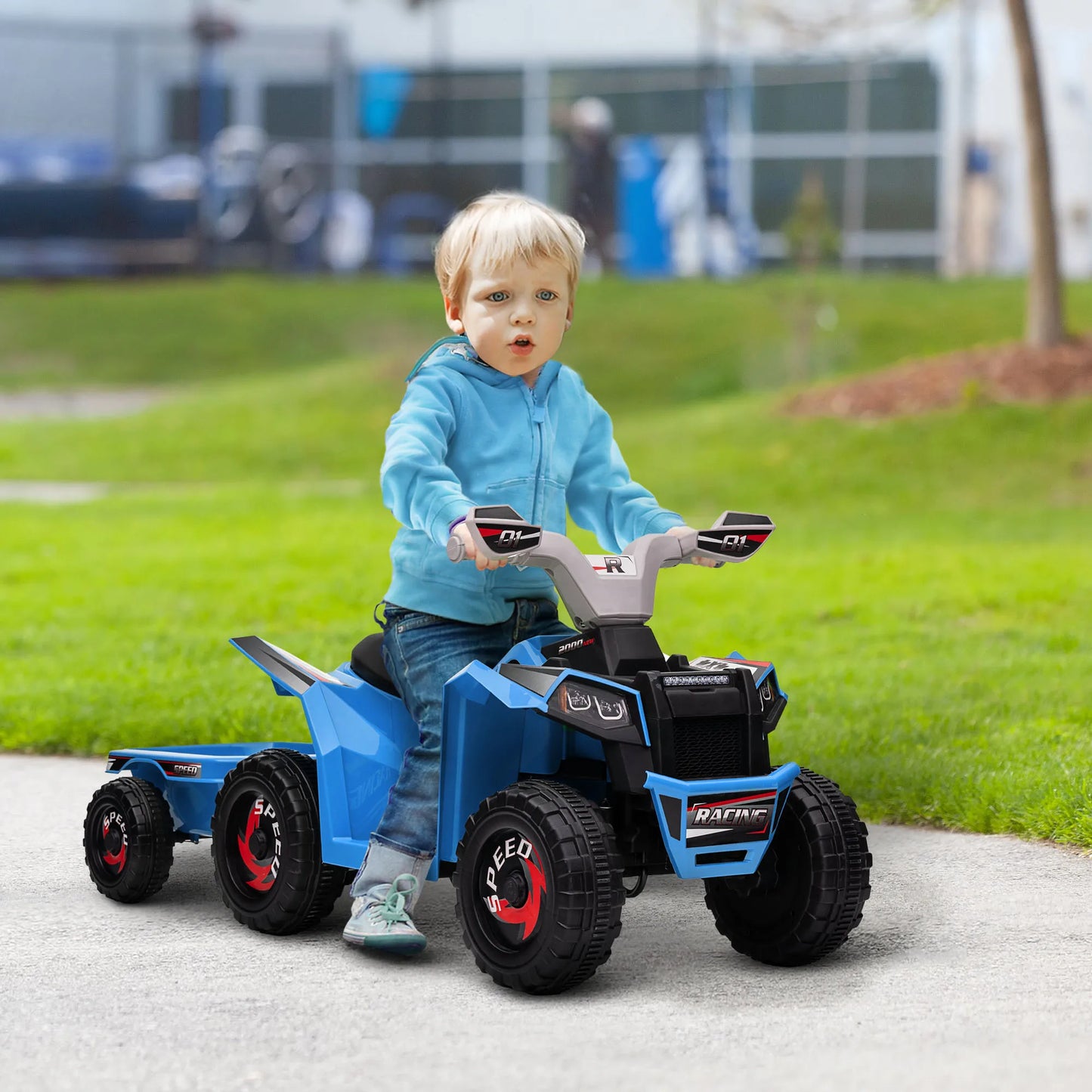 Prymee™ MiniRider Electric Quad with Trailer