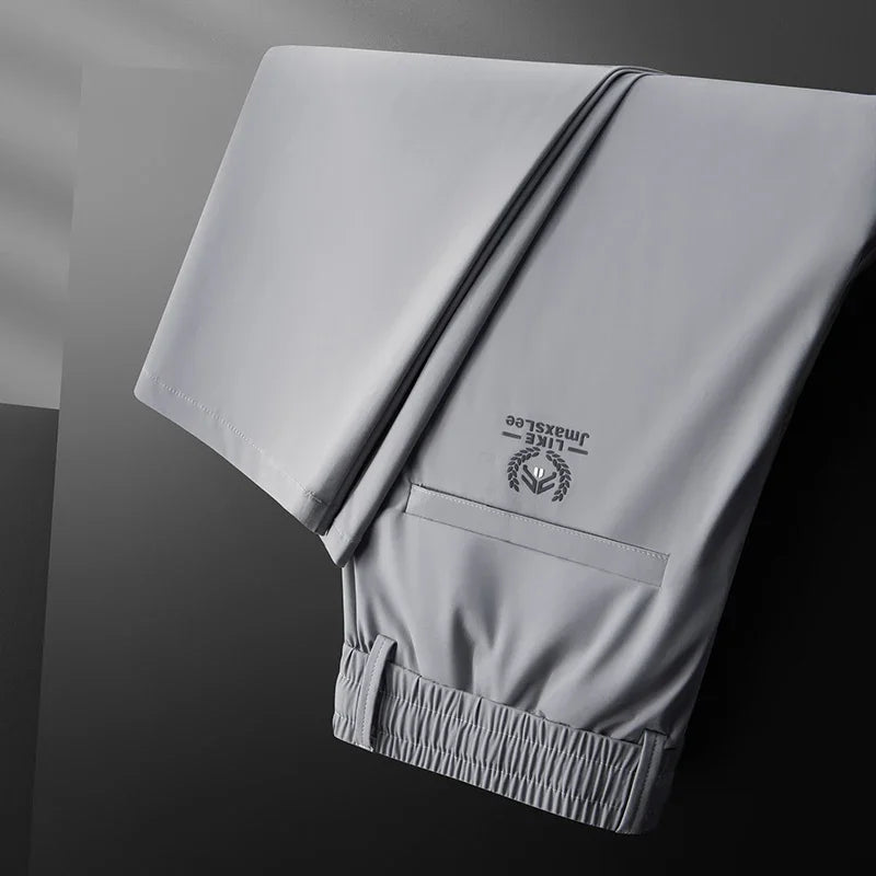 James Ice Silk Casual Pants