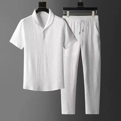 EVAN ICE LINEN SET