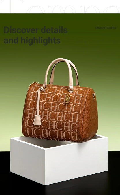 Charlotte Lettered Baguette Bag