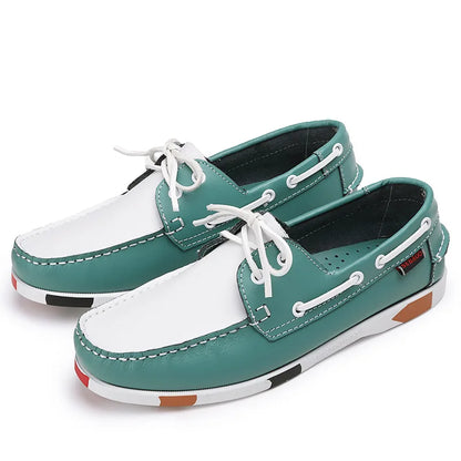 OLIVER LEATHER MOCCASIN SNEAKERS