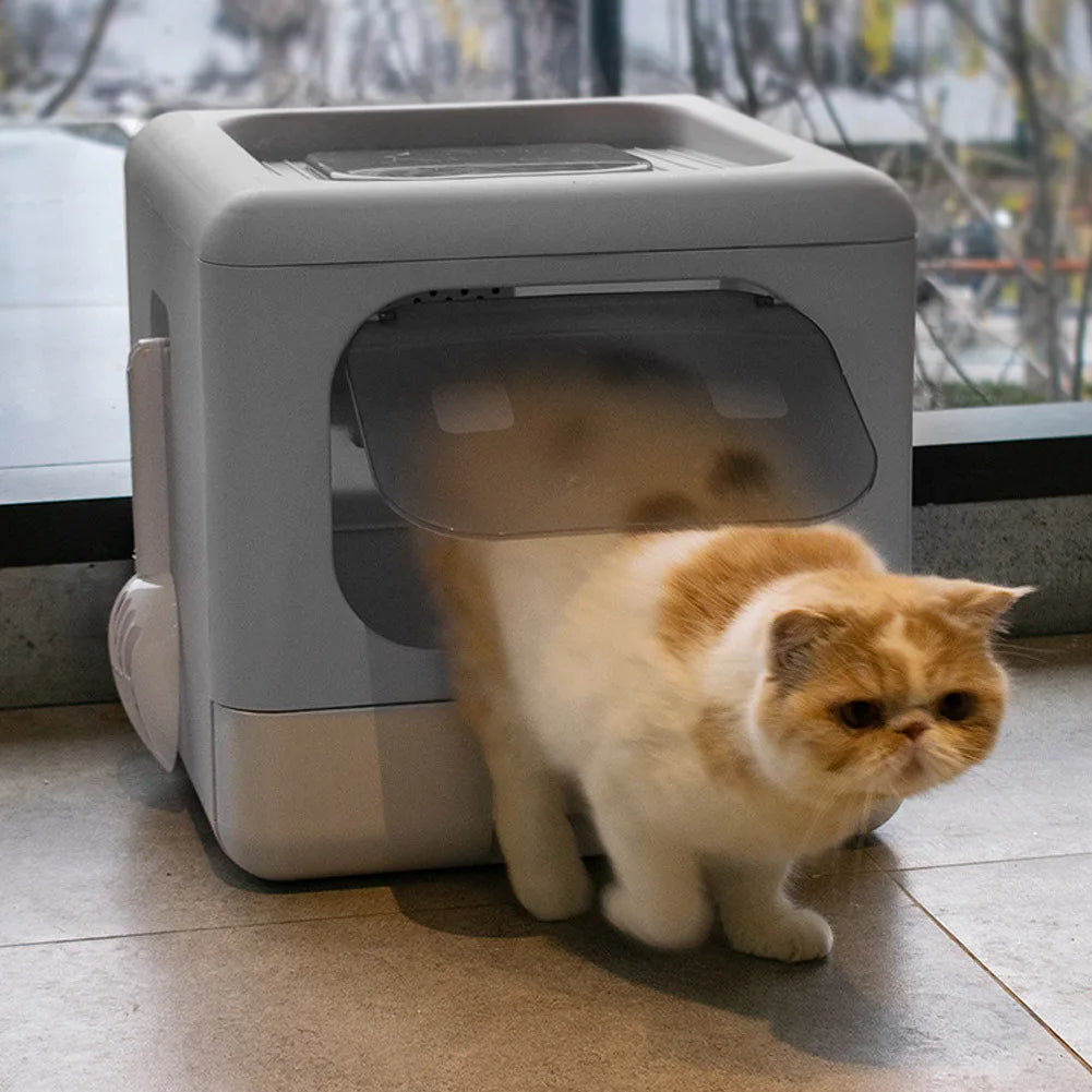 Full Enclosed Cat Toilet Litter Box