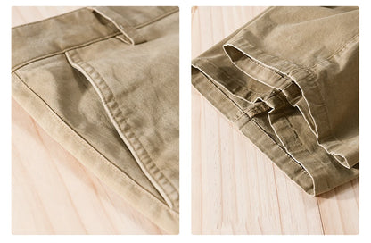 EDWARD CASUAL COTTON CARGO SHORTS