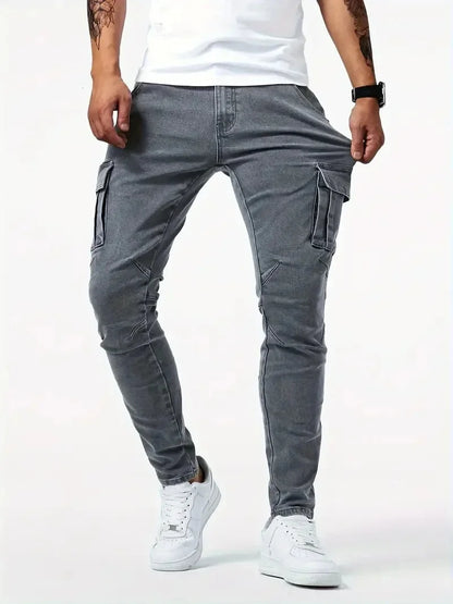 MAX | DENIM CARGO PANTS