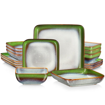 SternGlaze Green Dinnerware Set