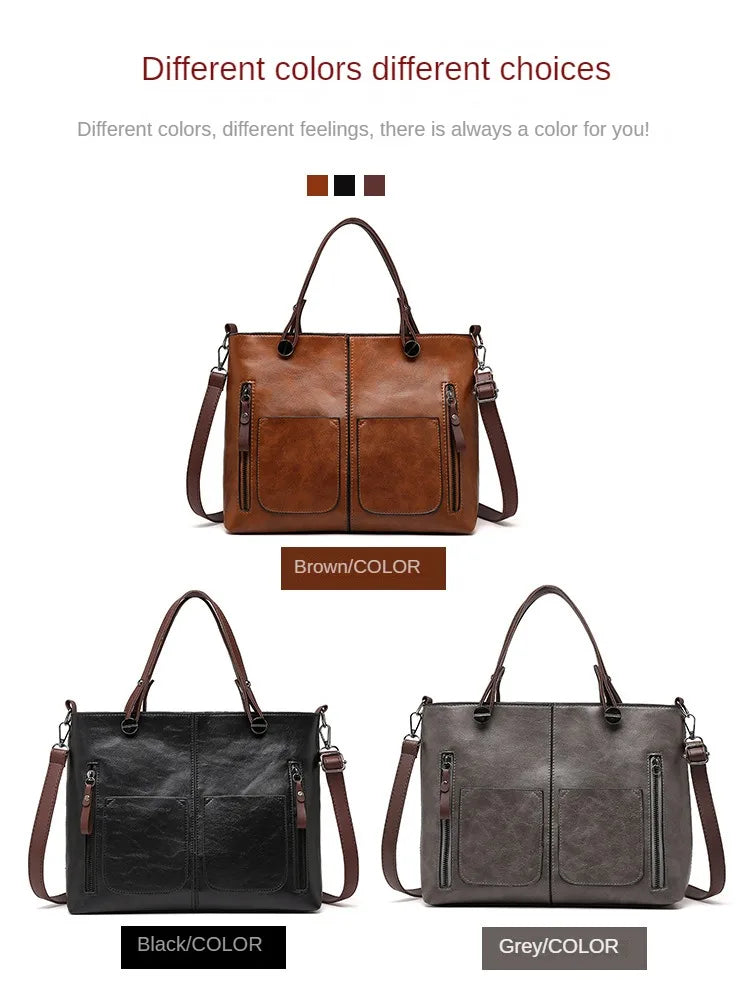 NOVA  LEATHER  SHOULDER BAG