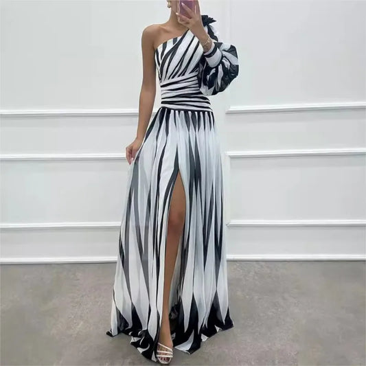 ELEGANT SPLIT MAXI DRESS