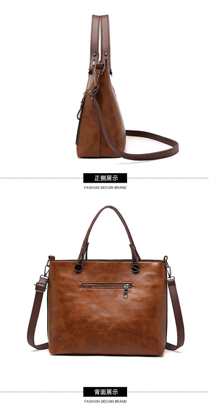 NOVA  LEATHER  SHOULDER BAG