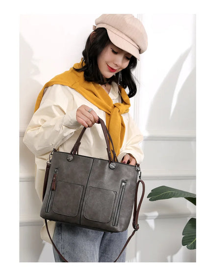 NOVA  LEATHER  SHOULDER BAG