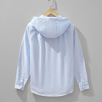 JAMES LINEN HOODIE