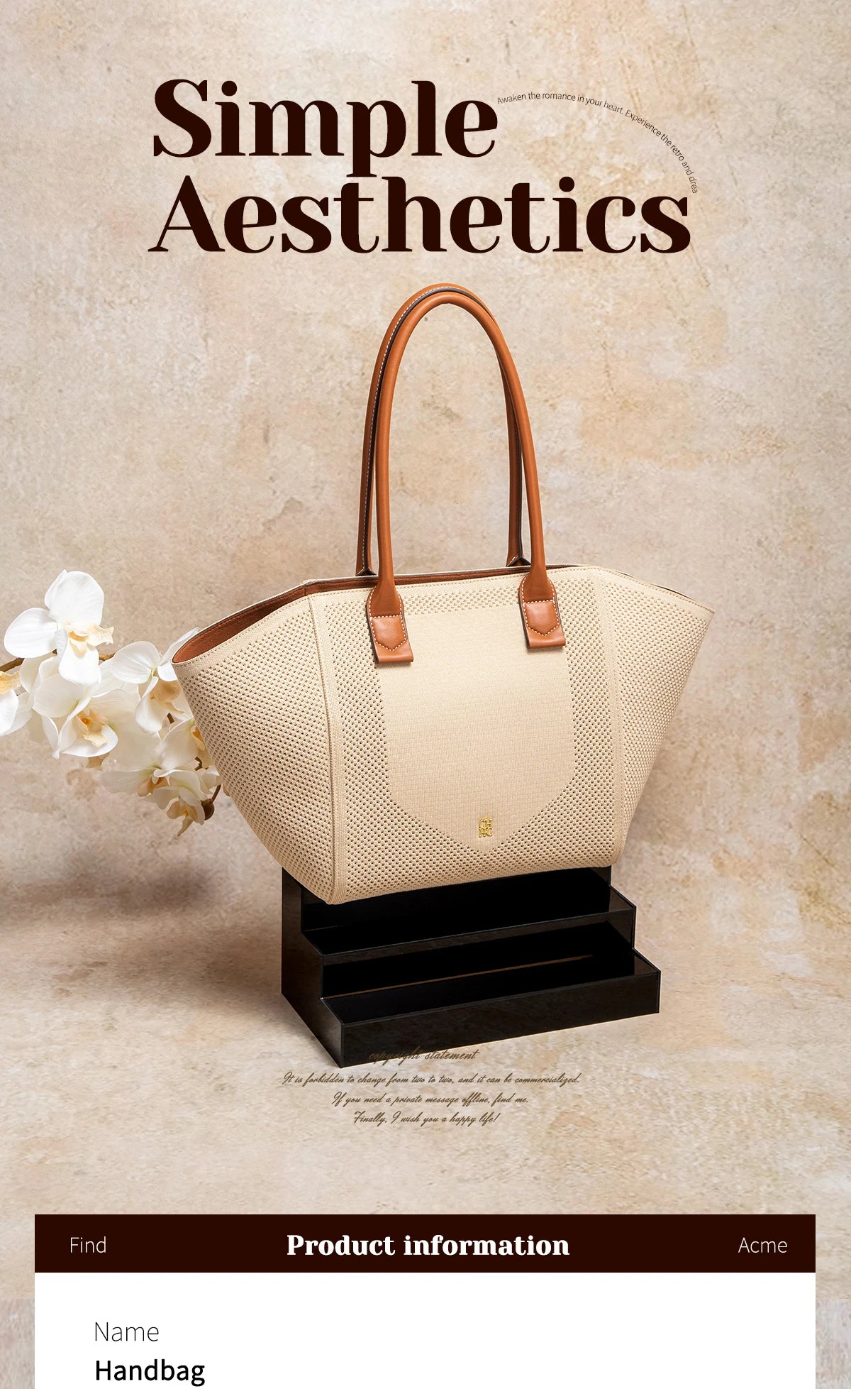 SUMMER FABRIC HOLLOW TOTE – LARGE CAPACITY BEACH BAG