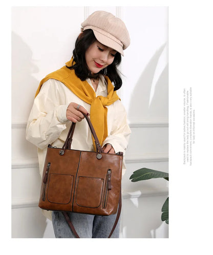 NOVA  LEATHER  SHOULDER BAG