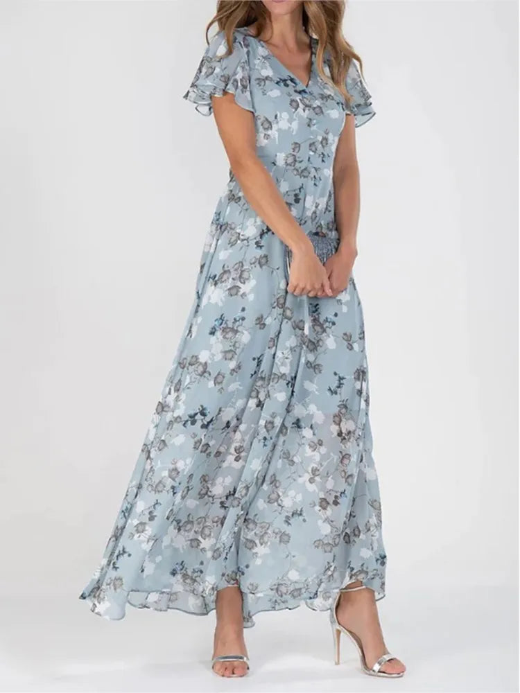 AMELIA FLORAL BOHO DRESS