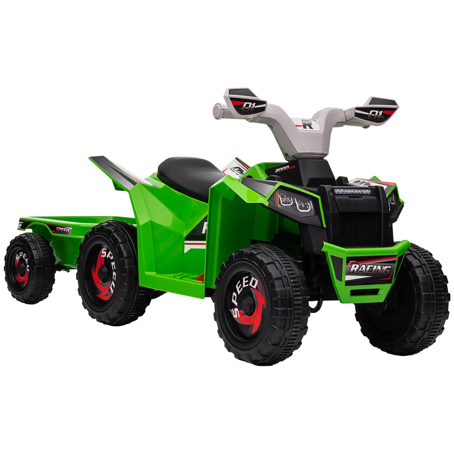Prymee™ MiniRider Electric Quad with Trailer