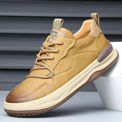 HUDSON LEATHER SNEAKERS