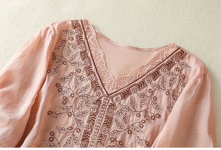 ALICE LINEN BLOUSE