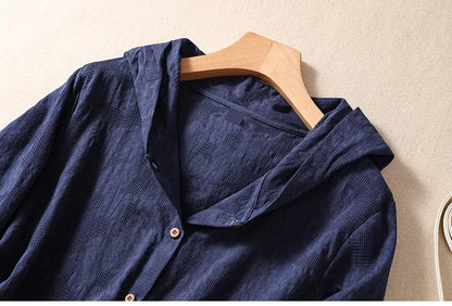VERA LINEN HOODIE