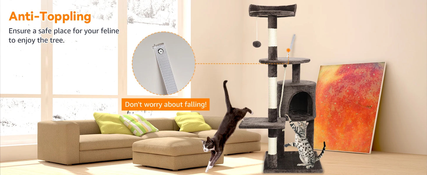 ClimbNest Multi-Level Cat Tower