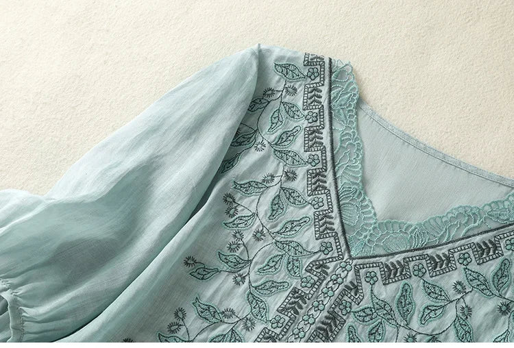 ALICE LINEN BLOUSE