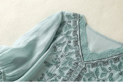 ALICE LINEN BLOUSE