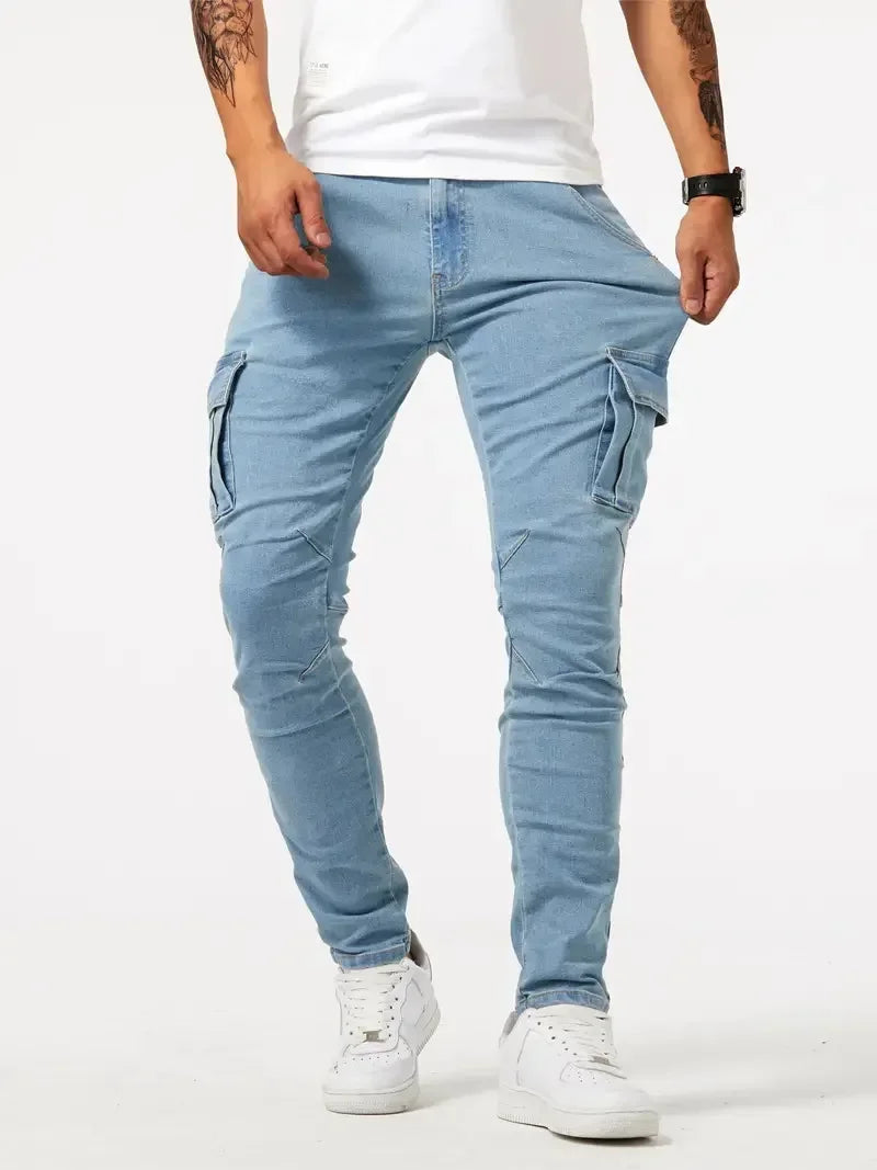 MAX | DENIM CARGO PANTS
