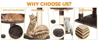 ClimbNest Multi-Level Cat Tower