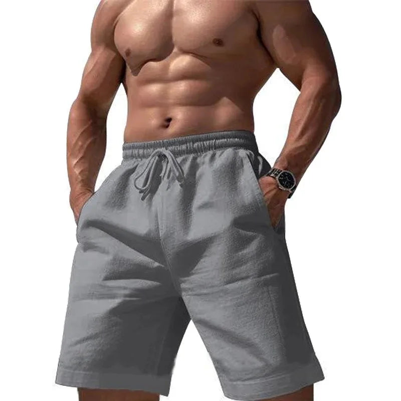 RYDER LINEN JOGGER SHORTS