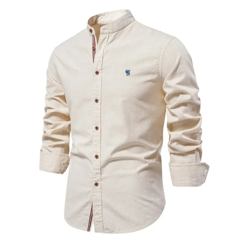 THE MAYFAIR LINEN BLEND SHIRT