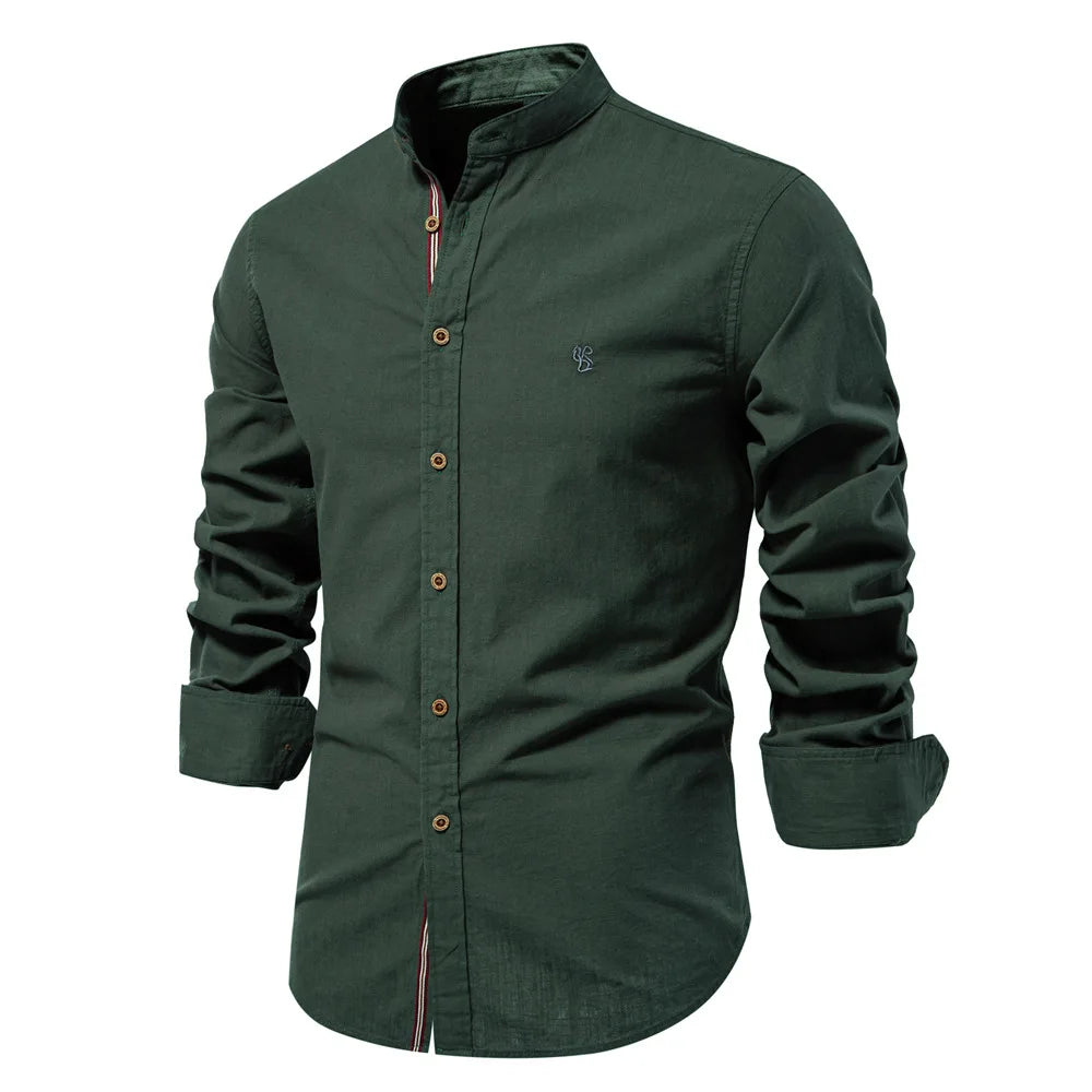 THE MAYFAIR LINEN BLEND SHIRT