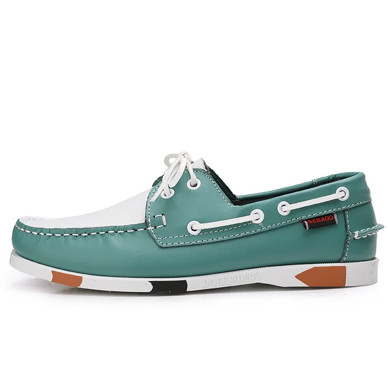 OLIVER LEATHER MOCCASIN SNEAKERS