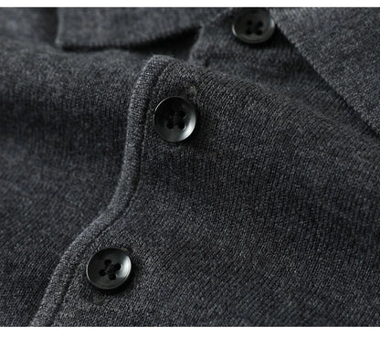 MERINO WOOL POLO KNIT