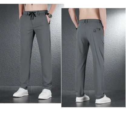 James Ice Silk Casual Pants