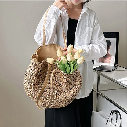 THE PORTOFINO STRAW TOTE