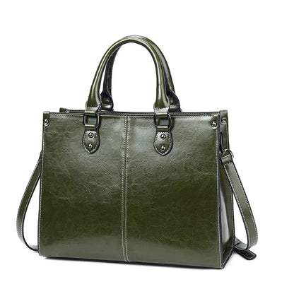 ELEGANT VINTAGE LEATHER SHOULDER BAG
