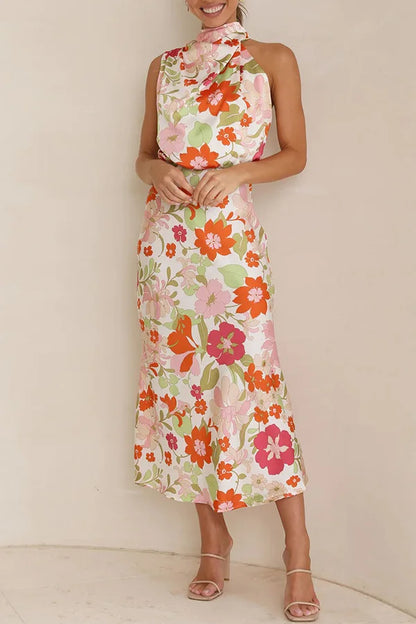 Evelyn Rose Satin Dress