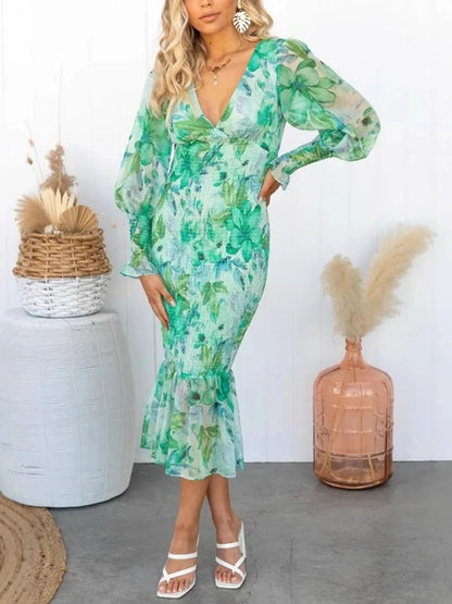 NOVA™ BLOOM ELEGANCE MIDI DRESS