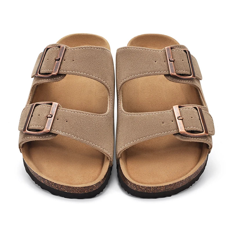 Kidmi Women’s Suede Buckle Sandals