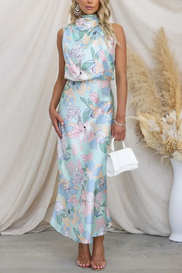 Evelyn Rose Satin Dress