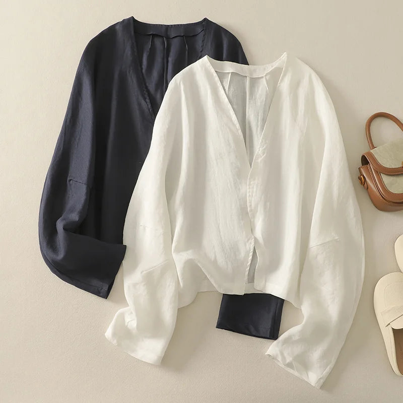 ERIN LINEN TOP