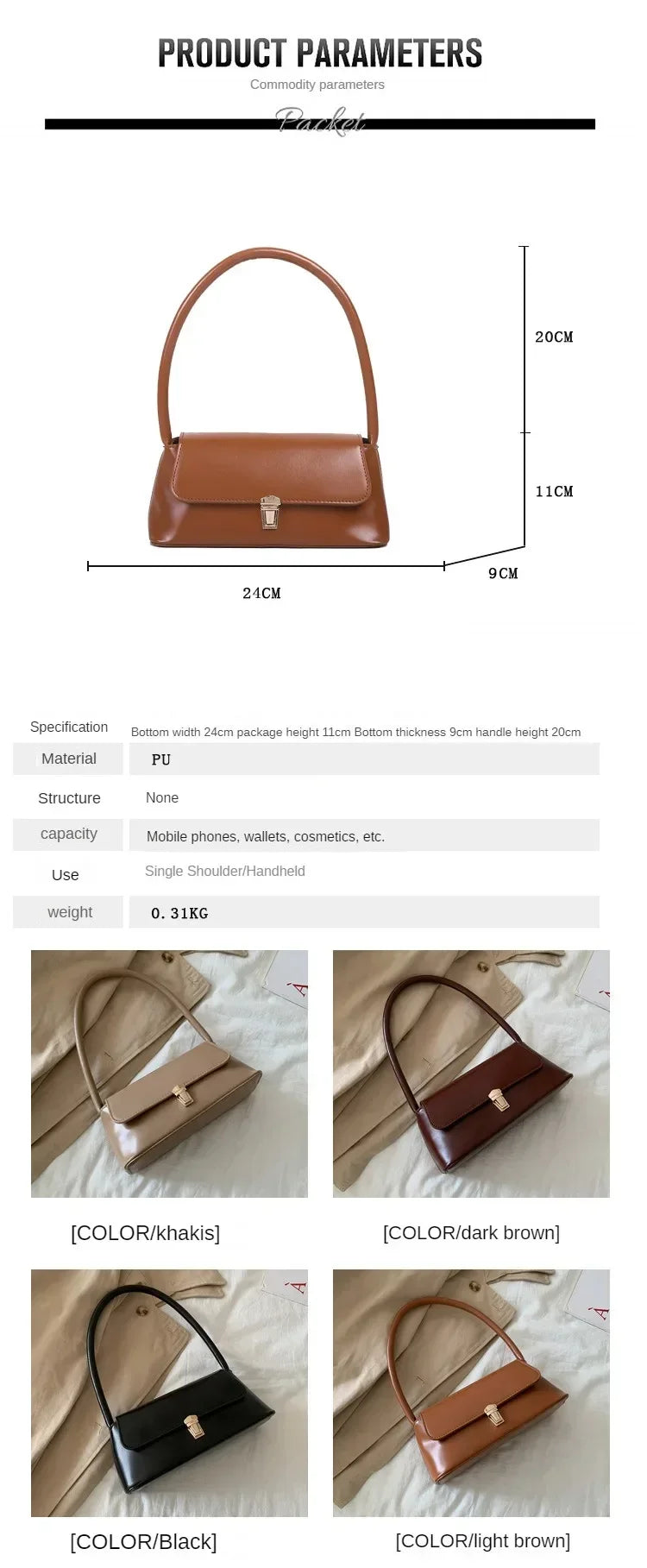 Aria Luxe Saddle Bag