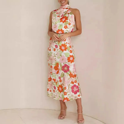 Evelyn Rose Satin Dress