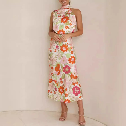 Evelyn Rose Satin Dress