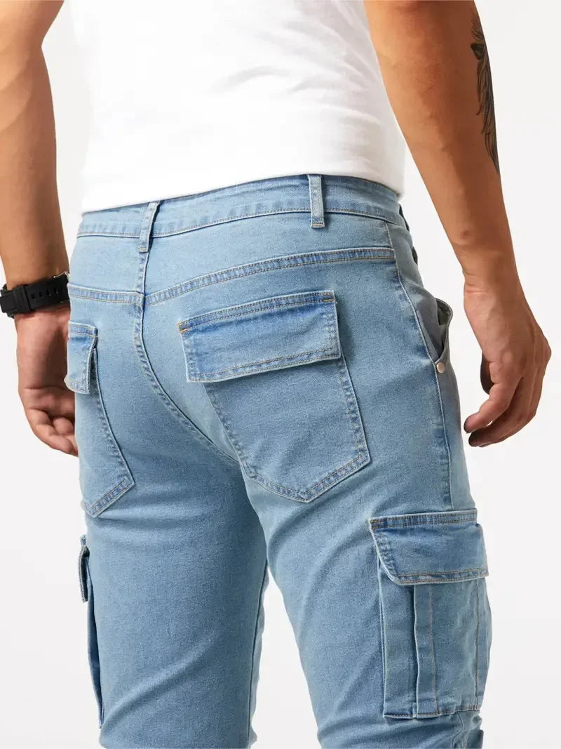 MAX | DENIM CARGO PANTS
