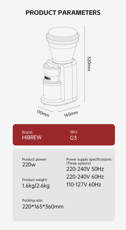 THE HIBREW CONNOISSEUR GRINDER